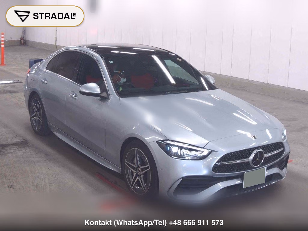 MERCEDES BENZ C-CLASS 4D C200 AVANTGARDE AMG LINE 2022, aukcja z Japonii, zdjęcie 1