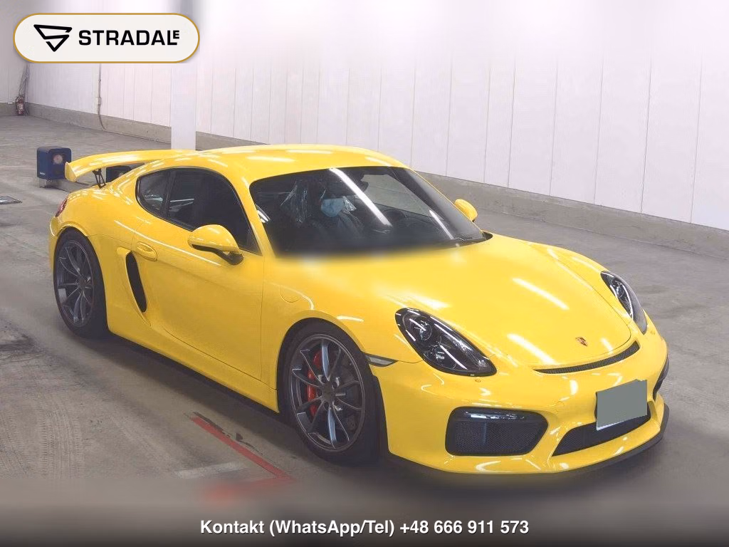 PORSCHE CAYMAN GT4 2016, aukcja z Japonii, zdjęcie 1