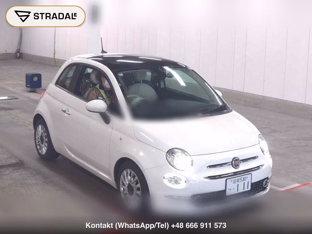 FIAT 500 2020, aukcja z Japonii, zdjęcie 1