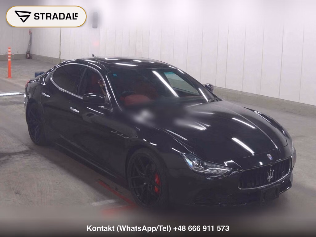 MASERATI GHIBLI 4D 2017, aukcja z Japonii, zdjęcie 1