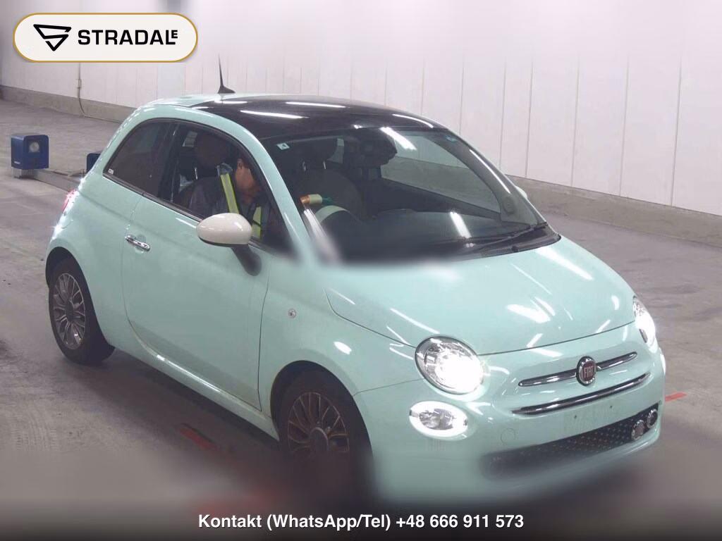 FIAT 500 LUSSO 2019, aukcja z Japonii, zdjęcie 1