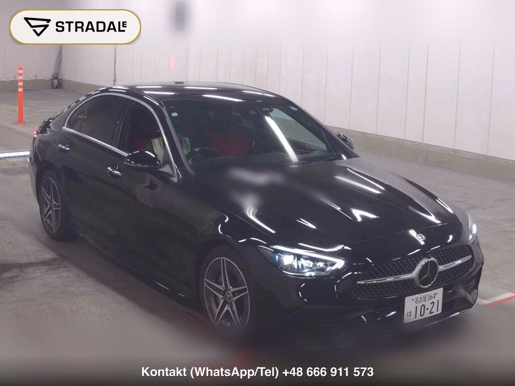MERCEDES BENZ C-CLASS 4D C220D AVANTGARDE AMG LINE 2022, aukcja z Japonii, zdjęcie 1