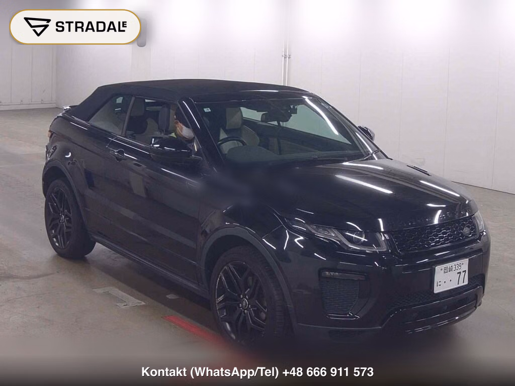 LAND ROVER RANGE ROVER EVOQUE CONVERTIBLE 4 HSE DYNAMIC 2019, aukcja z Japonii, zdjęcie 1