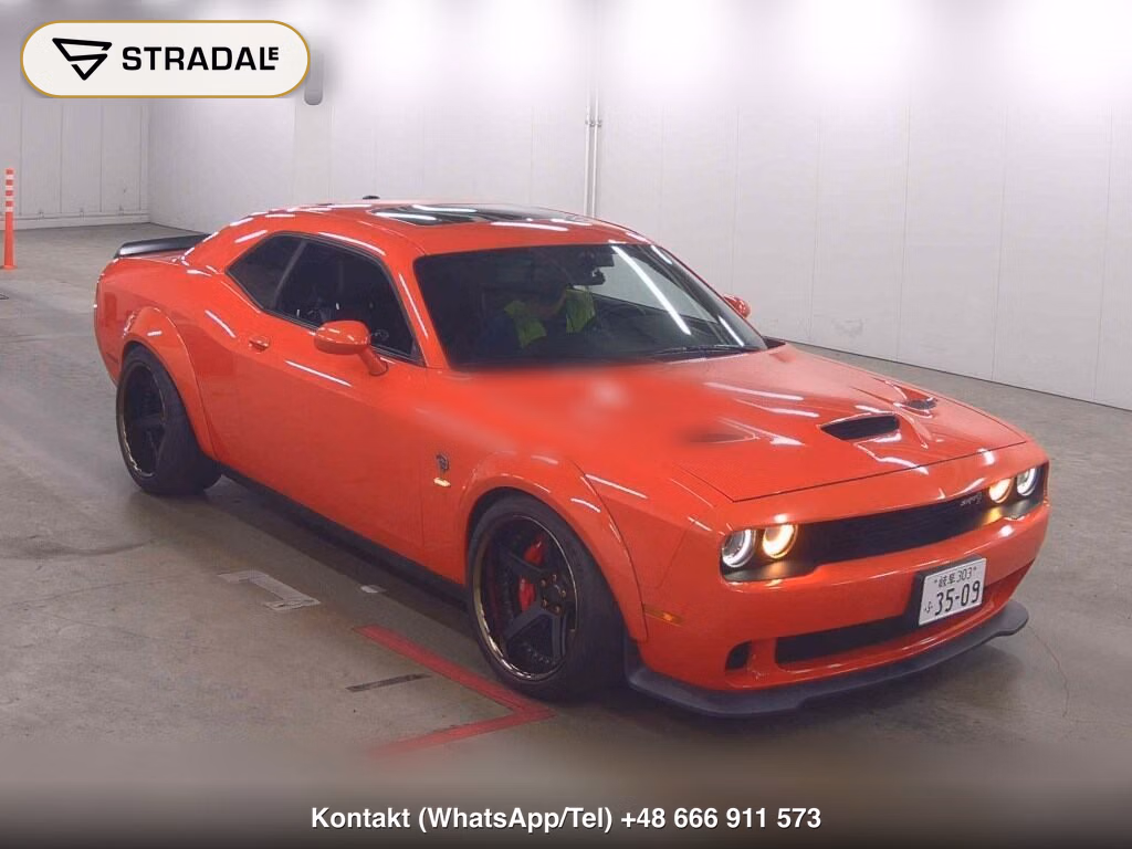 DODGE CHALLENGER CP SRT HELLCAT 2018, aukcja z Japonii, zdjęcie 1