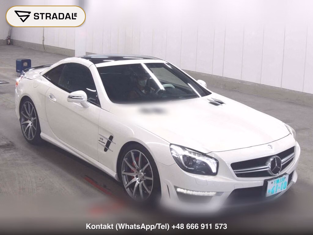 MERCEDES AMG SL SL63 2012, aukcja z Japonii, zdjęcie 1