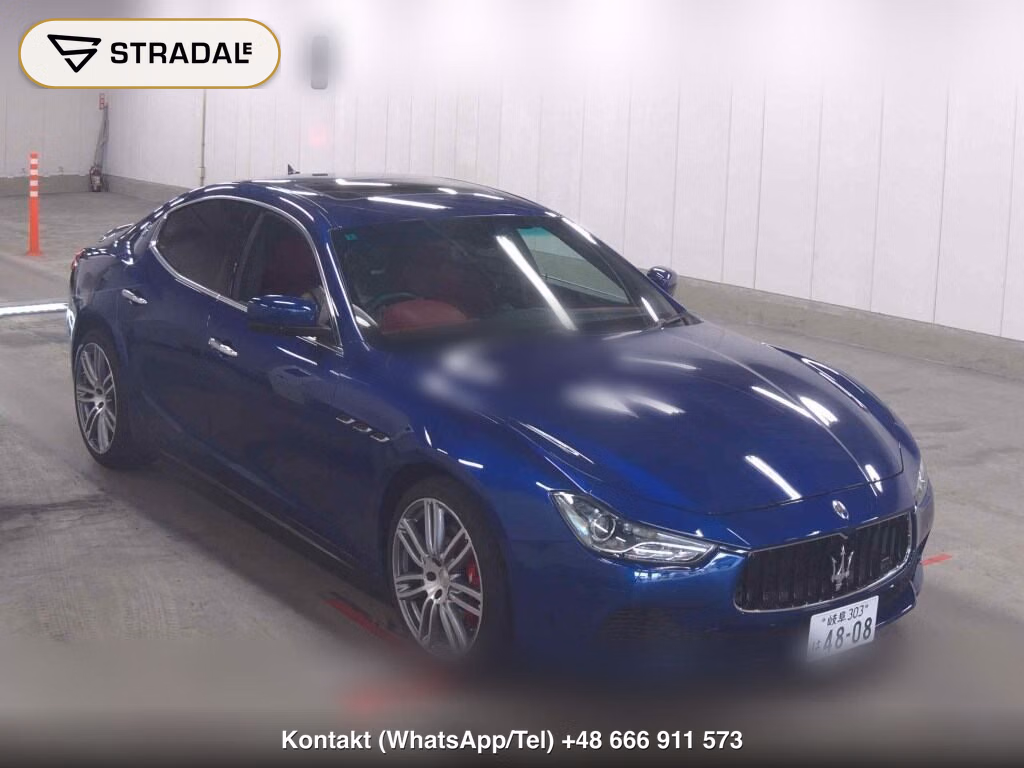 MASERATI GHIBLI 4D S 2015, aukcja z Japonii, zdjęcie 1