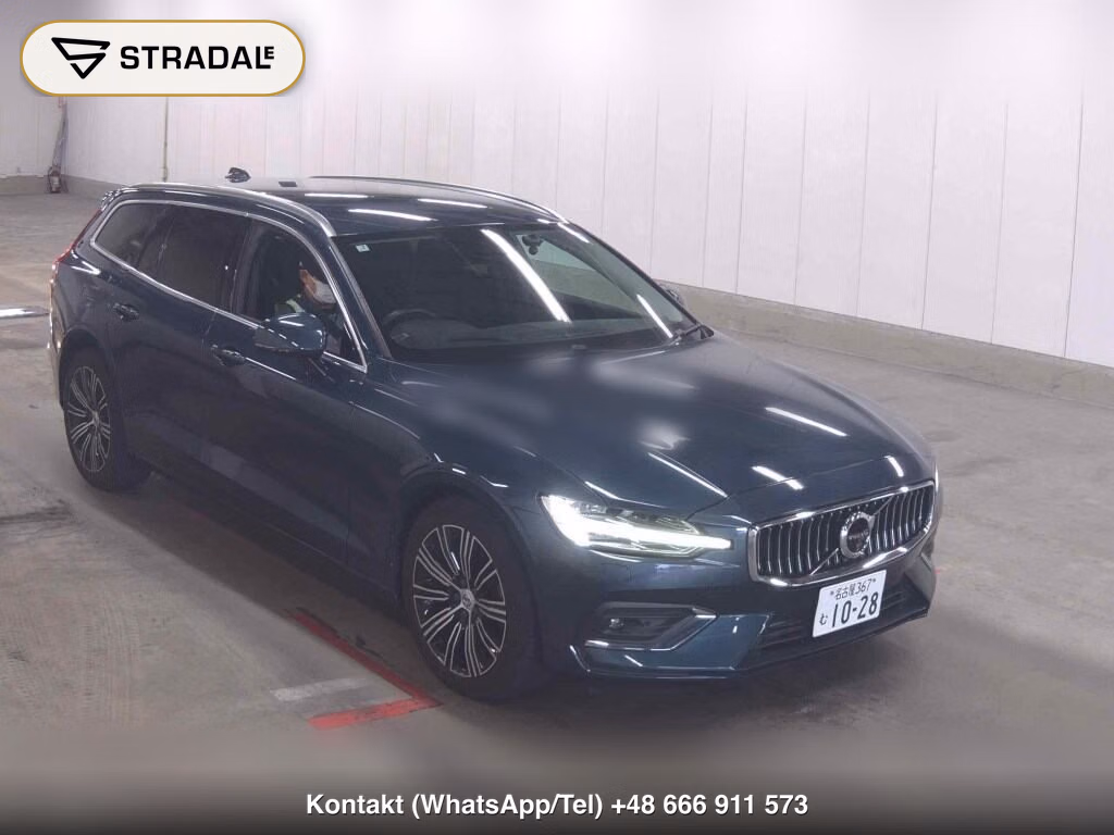 VOLVO V60 T5 INSCRIPTION 2019, aukcja z Japonii, zdjęcie 1