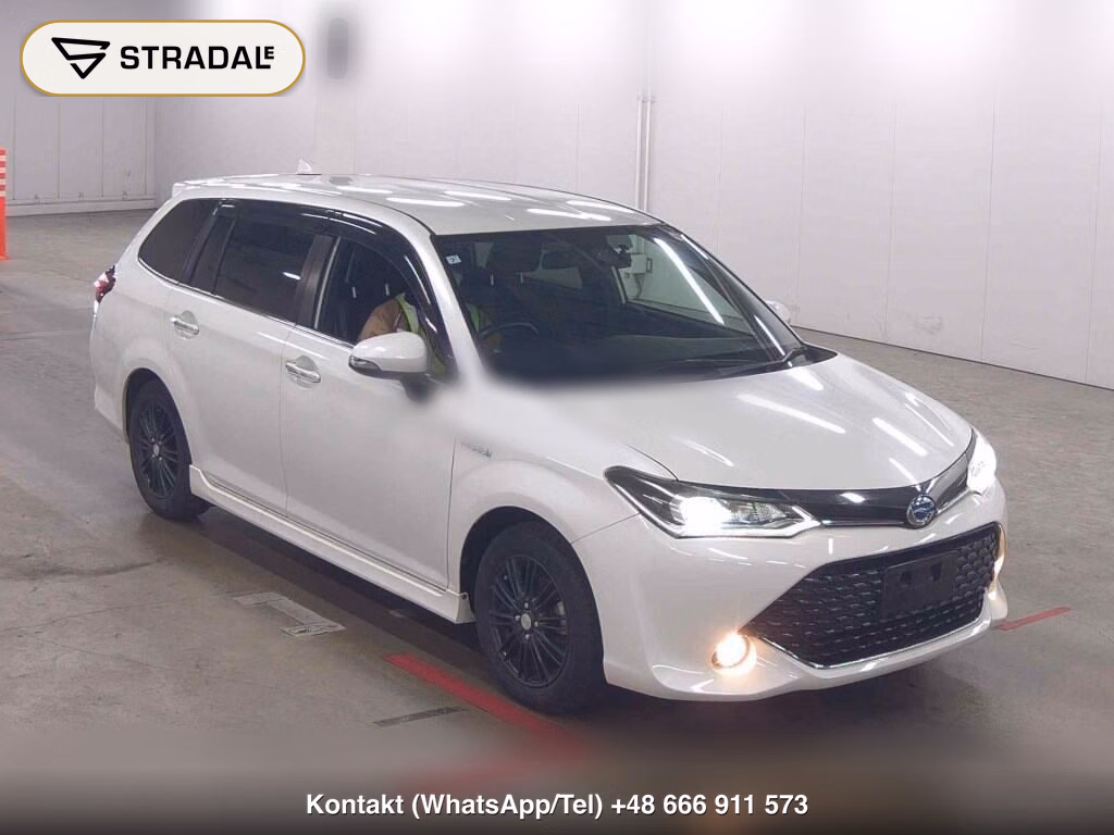 TOYOTA COROLLA FIELDER HYBRID G W×B 2015, aukcja z Japonii, zdjęcie 1