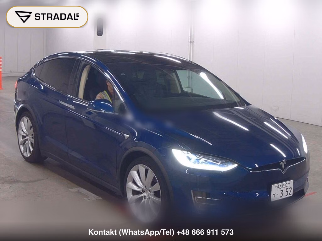TESLA MODEL X 4WD 75D 2017, aukcja z Japonii, zdjęcie 1