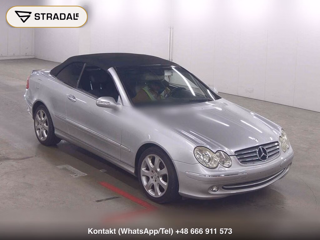 MERCEDES BENZ CLK OP CLK320 CABRIOLET 2003, aukcja z Japonii, zdjęcie 1