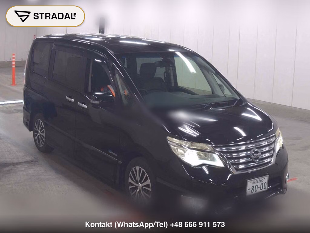 NISSAN SERENA 5D HIGHWAY STAR V SELECTION+SAFETY S-HYBRID 2015, aukcja z Japonii, zdjęcie 1