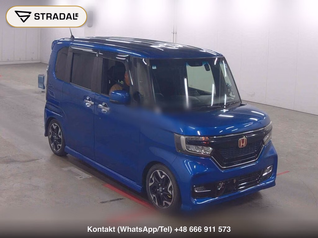 HONDA N-BOX CUSTOM G・L TURBO HONDA SENSING 2018, aukcja z Japonii, zdjęcie 1