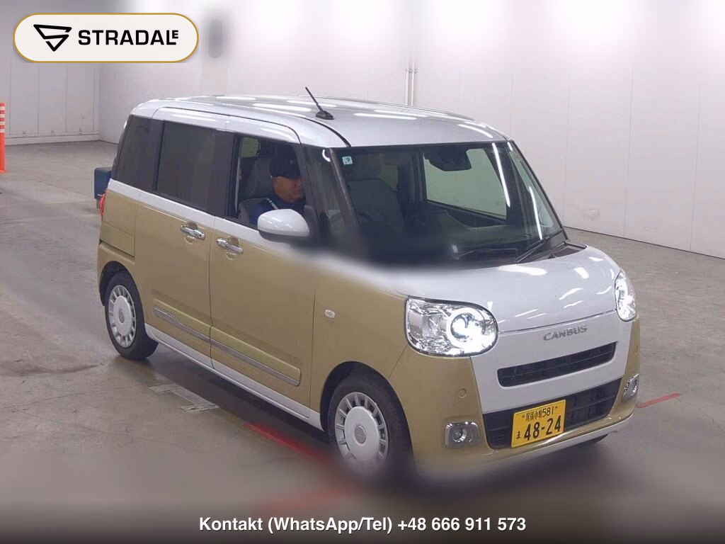 DAIHATSU MOVE CANBUS STRIPES G TURBO 2024, aukcja z Japonii, zdjęcie 1