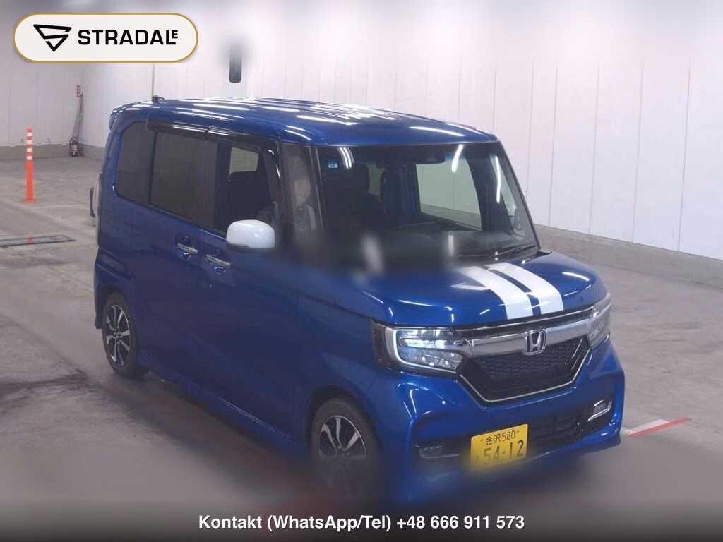 HONDA N-BOX CUSTOM G・L HONDA SENSING 2017, aukcja z Japonii, zdjęcie 1