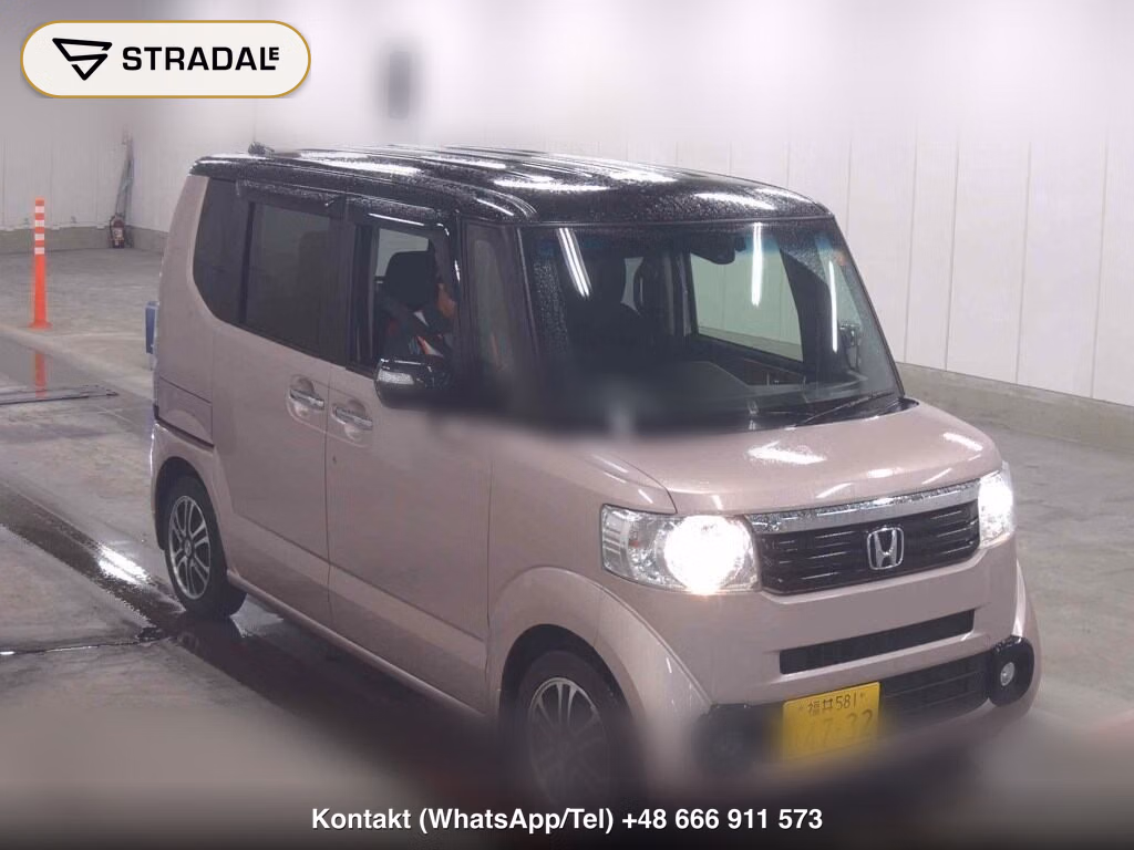 HONDA N-BOX+ G・TURBO L PACKAGE 2014, aukcja z Japonii, zdjęcie 1