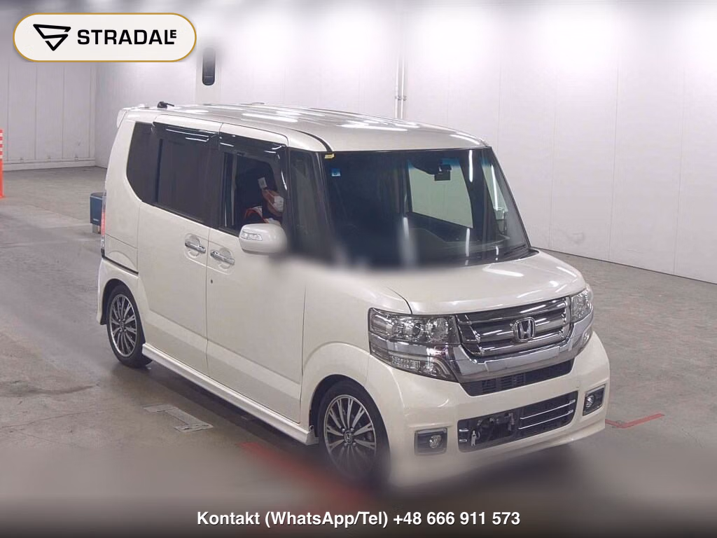HONDA N-BOX CUSTOM G・TURBO L PACKAGE 2015, aukcja z Japonii, zdjęcie 1