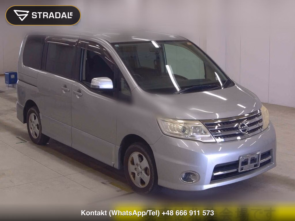 NISSAN SERENA 5D 4WD HIGHWAY STAR V SELECTION 2009, aukcja z Japonii, zdjęcie 1