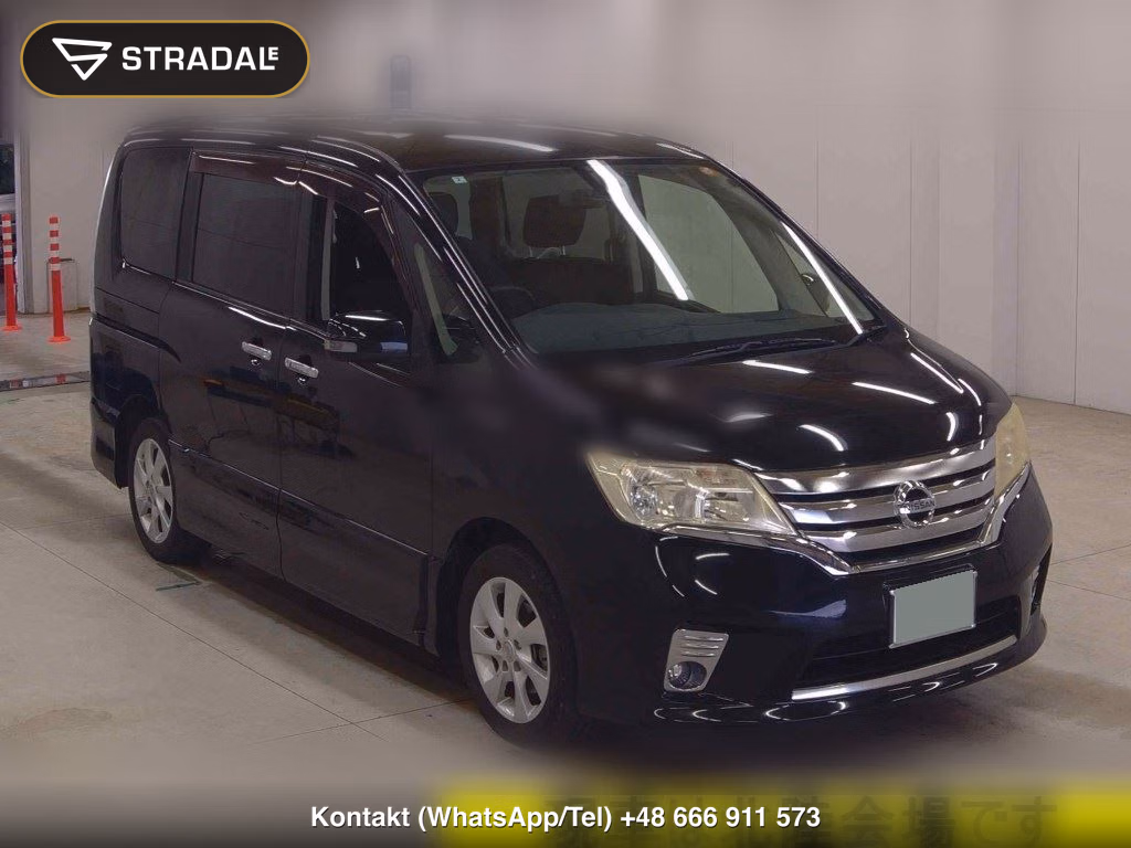 NISSAN SERENA 5D HIGHWAY STAR V SELECTION 2012, aukcja z Japonii, zdjęcie 1