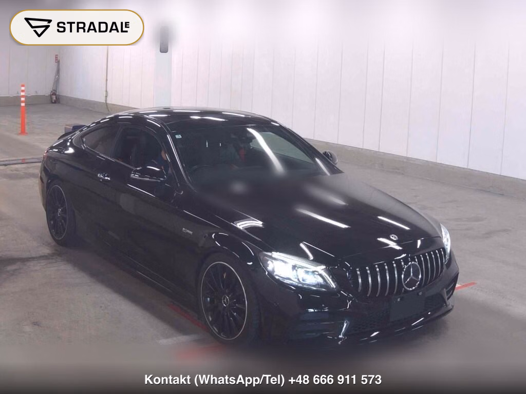 MERCEDES AMG C-CLASS CP 4WD C43 4MATIC COUPE 2018, aukcja z Japonii, zdjęcie 1