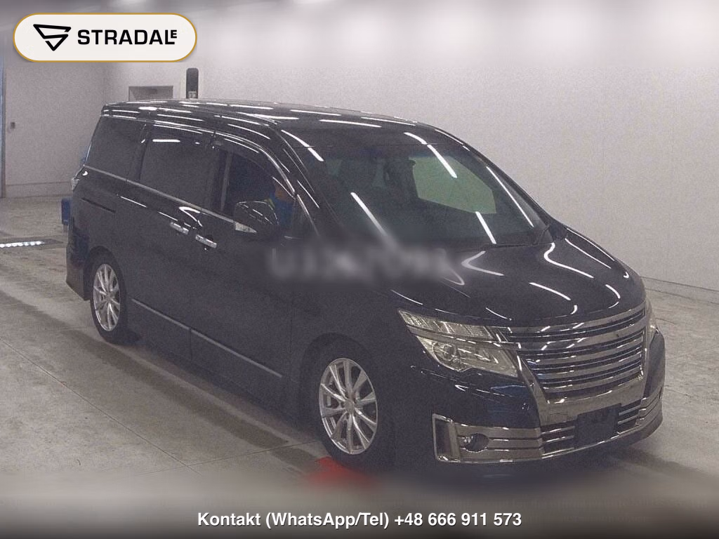 NISSAN ELGRAND 5D RIDER BLACK LINE BLACK LEATHER SEAT, miniaturka 2