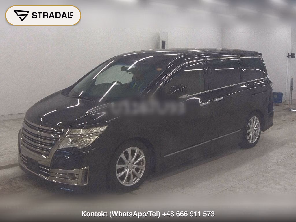 NISSAN ELGRAND 5D RIDER BLACK LINE BLACK LEATHER SEAT, miniaturka 5