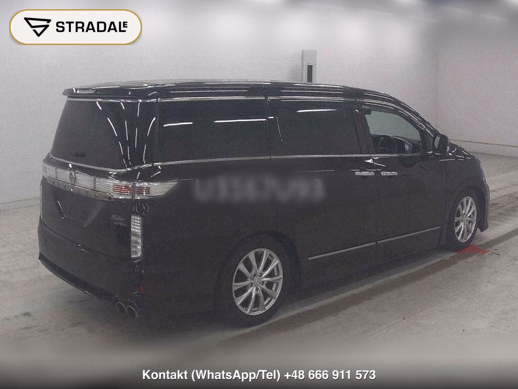 NISSAN ELGRAND 5D RIDER BLACK LINE BLACK LEATHER SEAT, miniaturka 6