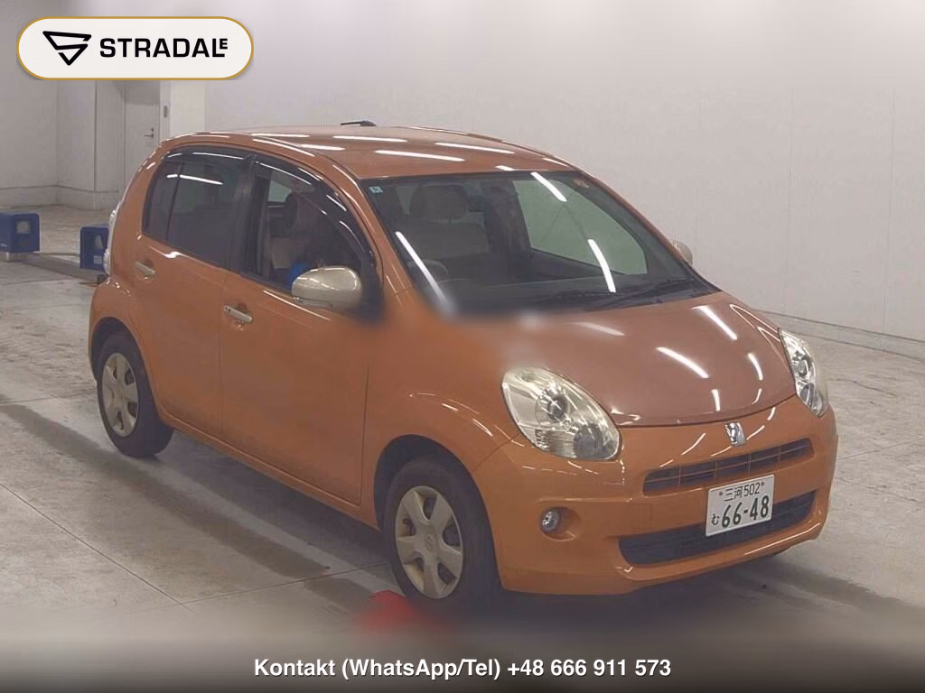 TOYOTA PASSO +HANA 2012, aukcja z Japonii, zdjęcie 1