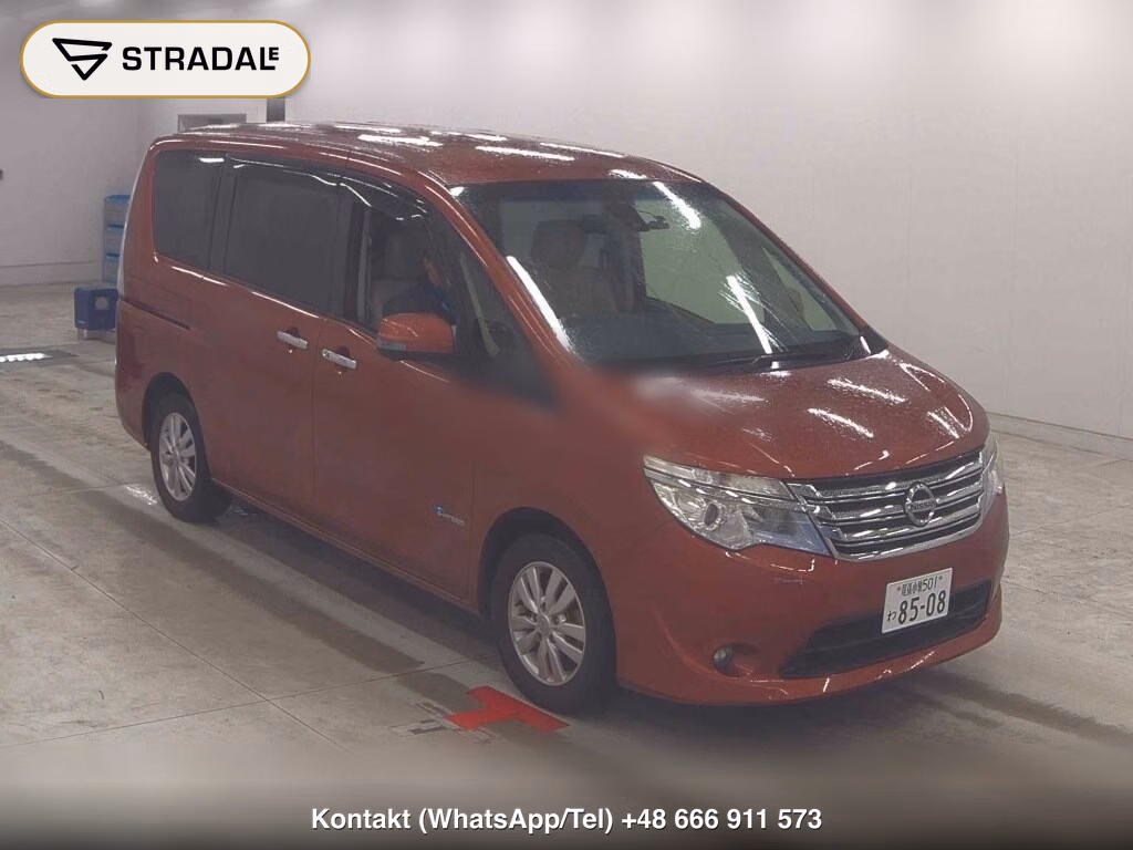 NISSAN SERENA 5D 20G S-HYBRID ADVANCED SAFETY PACK 2016, aukcja z Japonii, zdjęcie 1