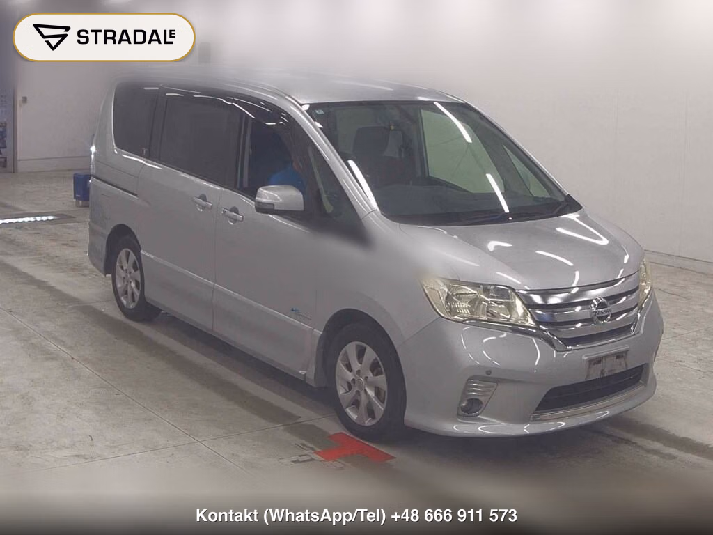 NISSAN SERENA 5D HIGHWAY STAR S-HYBRID 2012, aukcja z Japonii, zdjęcie 1