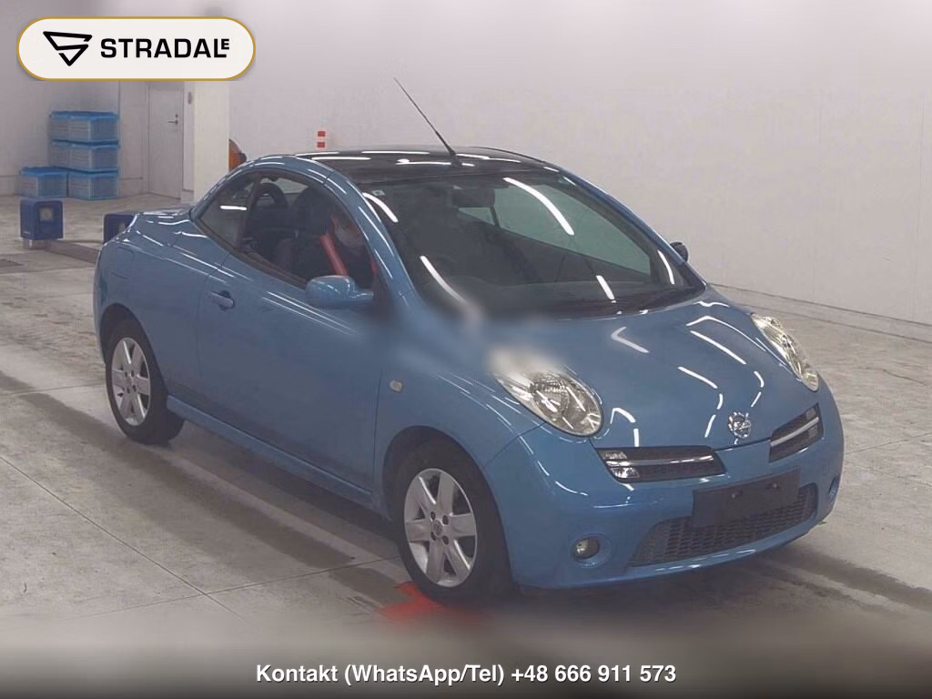 NISSAN MICRA C+C BASE GRADE 2007, aukcja z Japonii, zdjęcie 1