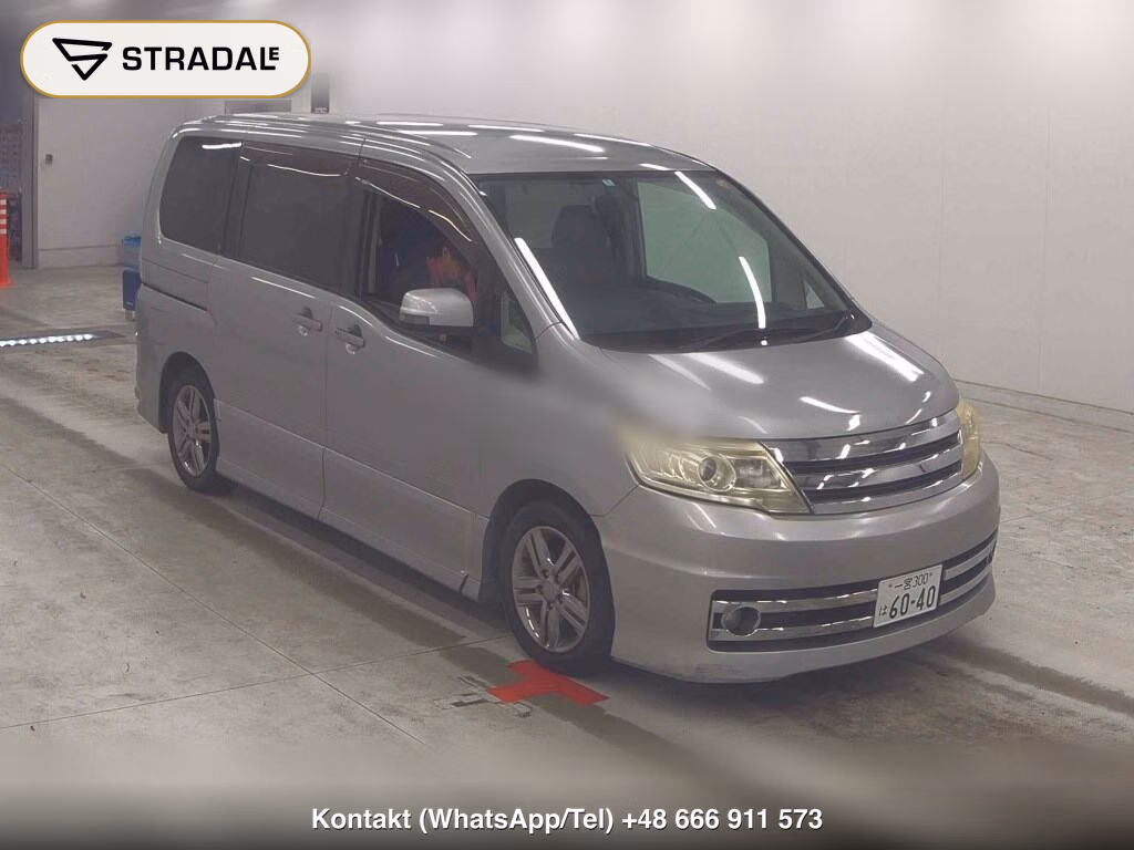 NISSAN SERENA 5D RIDER 2008, aukcja z Japonii, zdjęcie 1