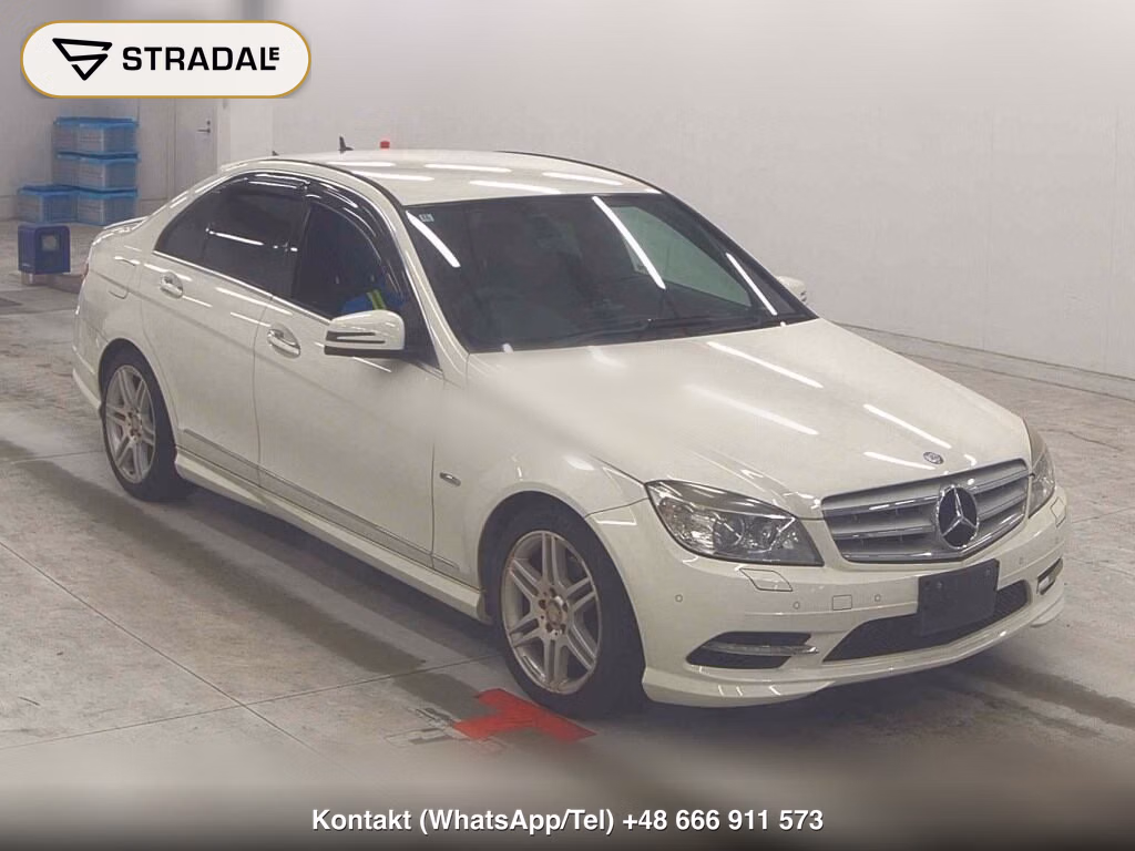 MERCEDES BENZ C-CLASS 4D C200CGI BLUEEFFICIENCY AVANTGARDE 2010, aukcja z Japonii, zdjęcie 1