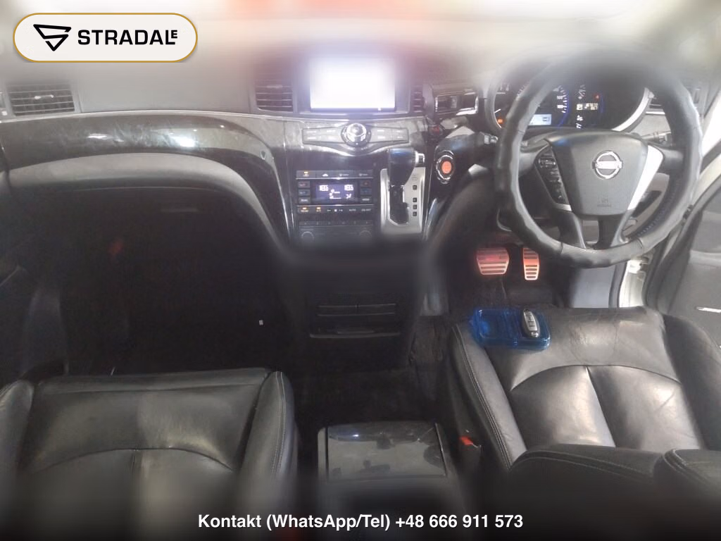NISSAN ELGRAND 5D 4WD RIDER BLACK LINE BLACK LEATHER POWER SEA, miniaturka 4