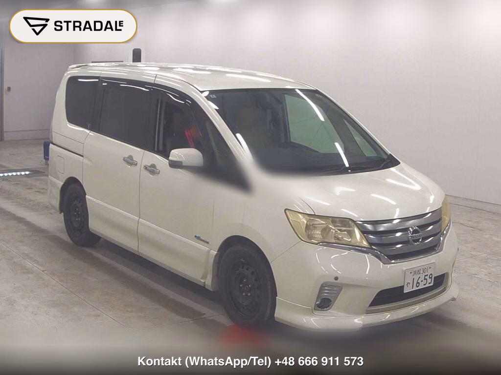 NISSAN SERENA 5D 2013, aukcja z Japonii, zdjęcie 1