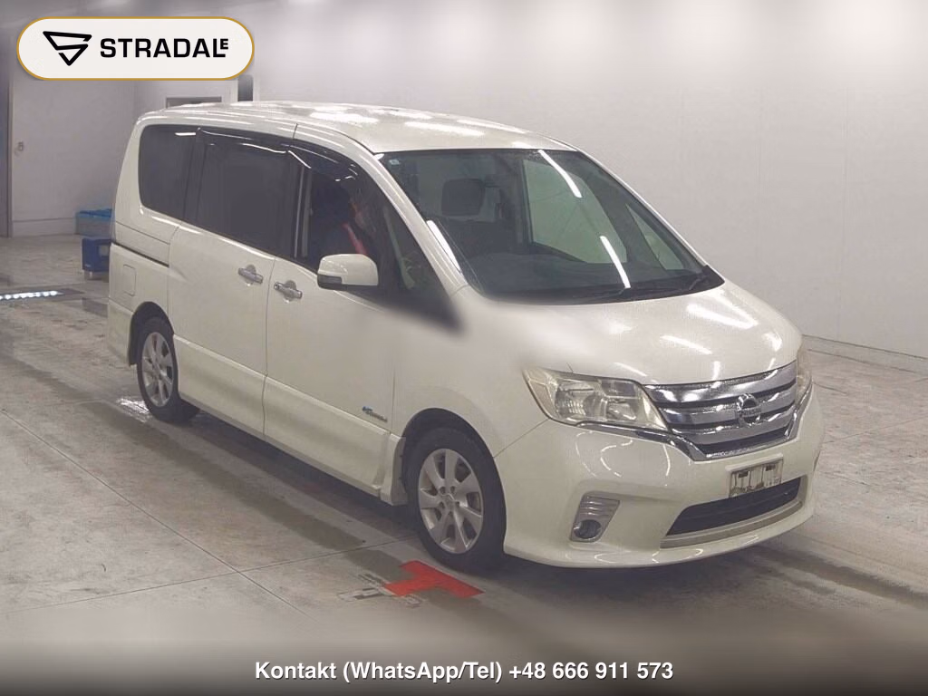 NISSAN SERENA 5D 2013, aukcja z Japonii, zdjęcie 1