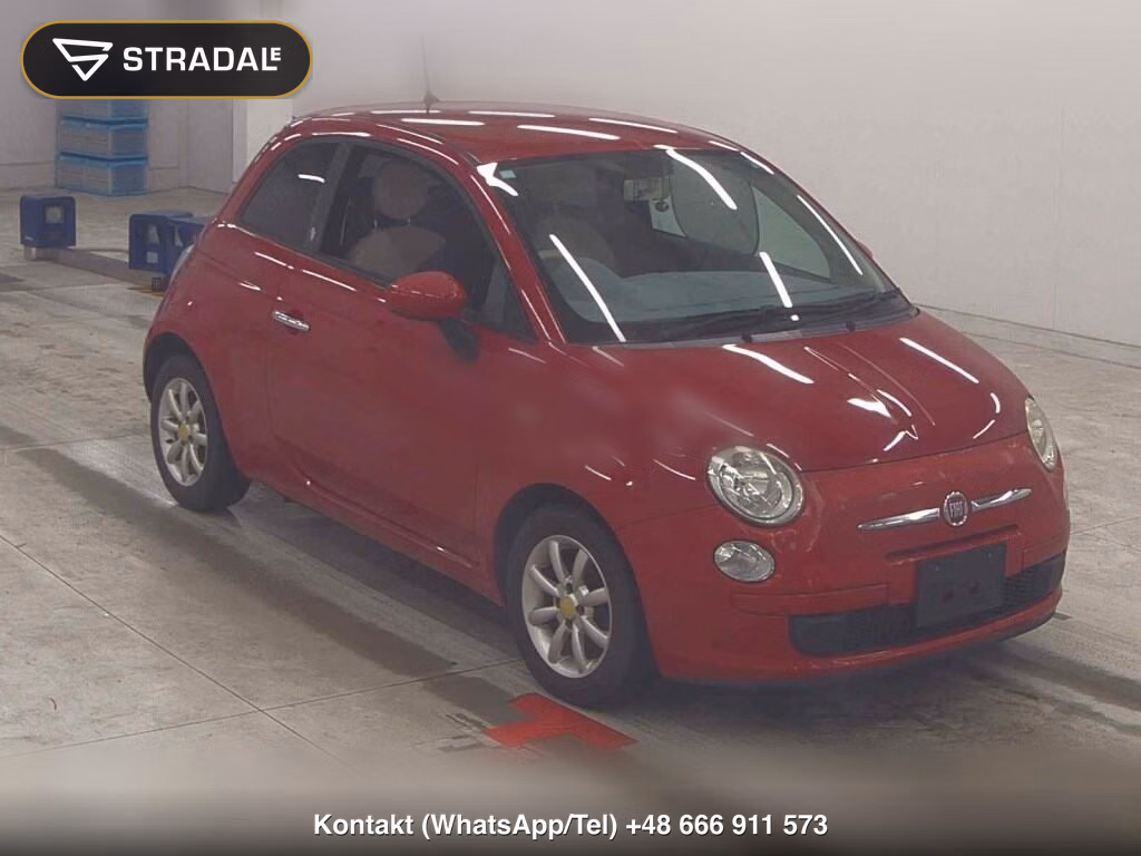 FIAT 500 2013, aukcja z Japonii, zdjęcie 1