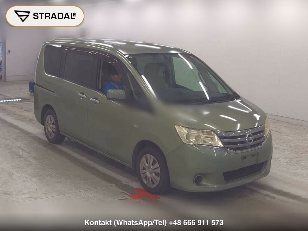 NISSAN SERENA 5D 2012, aukcja z Japonii, zdjęcie 1