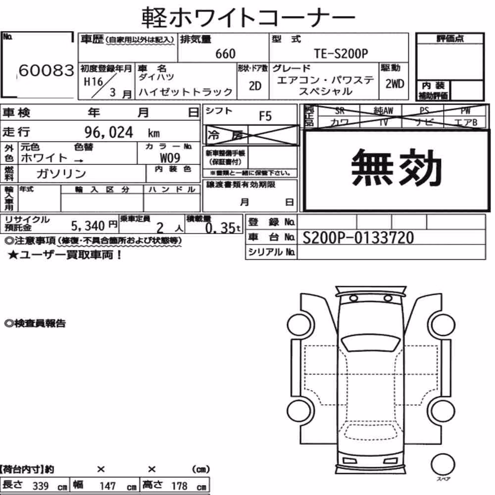Notka aukcyjna: DAIHATSU HIJET TRUCK AIR-CONDITIONER POWER-STEERING SPECIAL