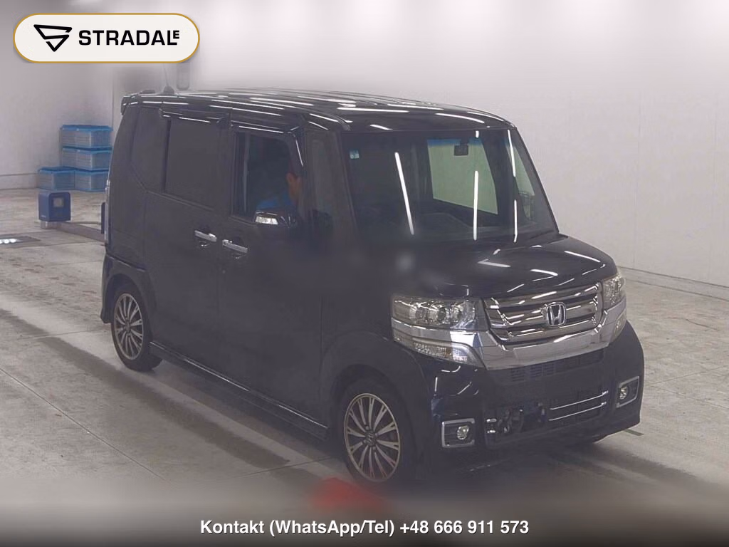 HONDA N-BOX CUSTOM G・TURBO L PACKAGE 2015, aukcja z Japonii, zdjęcie 1