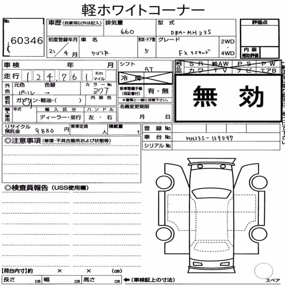 Notka aukcyjna: SUZUKI WAGON R 5D FX LIMITED