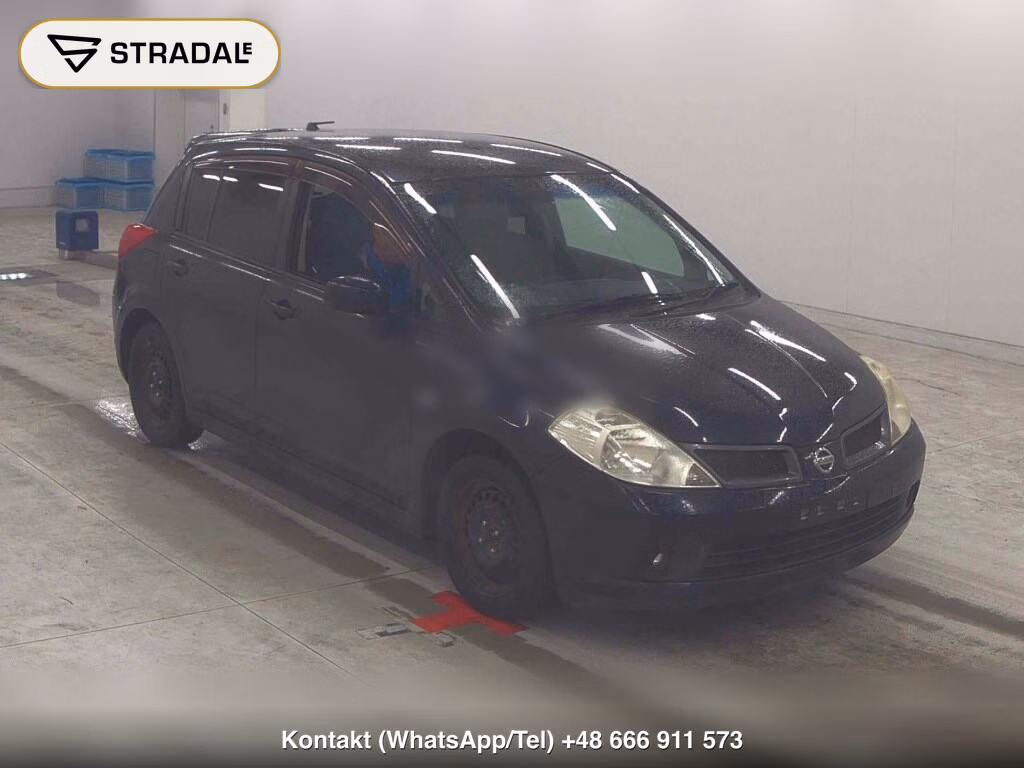 NISSAN TIIDA 15M 2007, aukcja z Japonii, zdjęcie 1