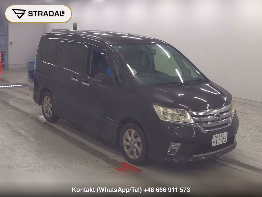NISSAN SERENA 5D HIGHWAY STAR S-HYBRID 2012, aukcja z Japonii, zdjęcie 1