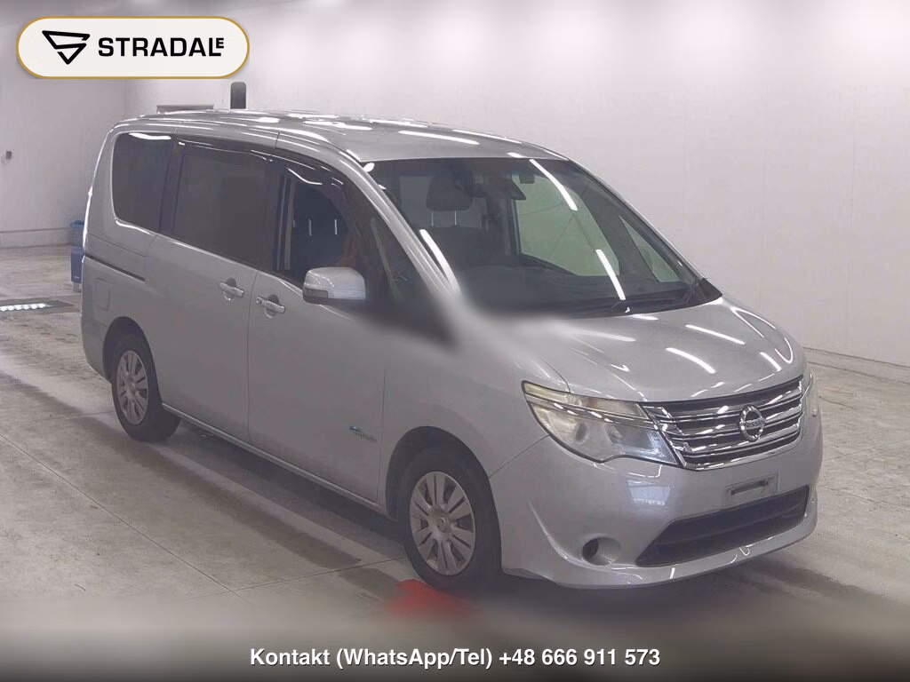 NISSAN SERENA 5D 20X S-HYBRID 2015, aukcja z Japonii, zdjęcie 1
