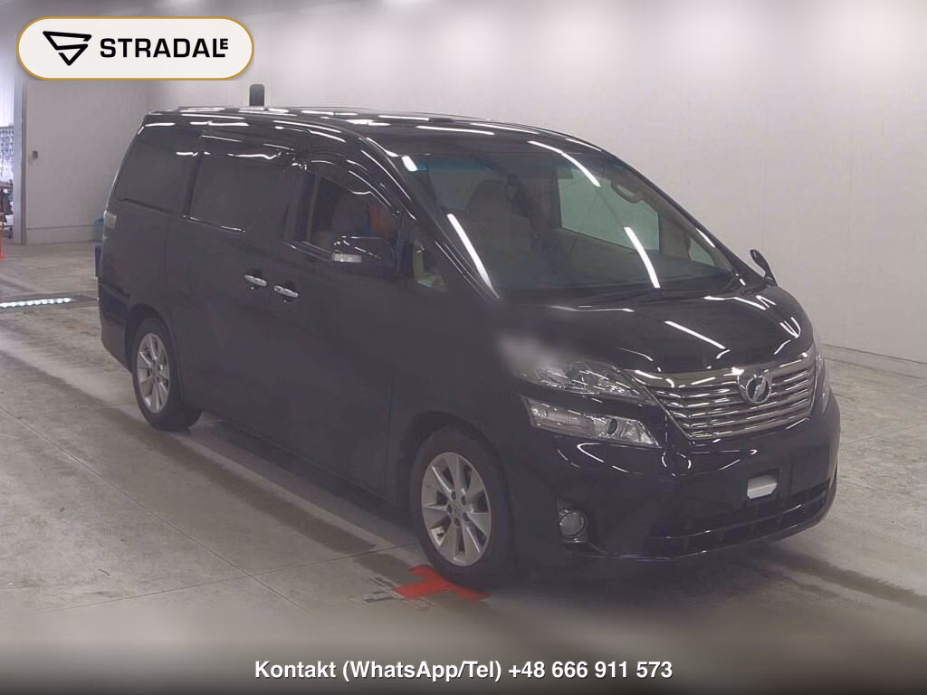 TOYOTA VELLFIRE 2.4X 2009, aukcja z Japonii, zdjęcie 1