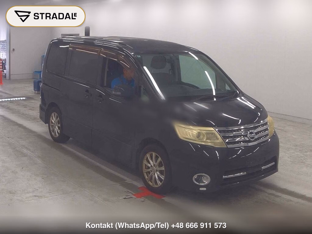 NISSAN SERENA 5D 2008, aukcja z Japonii, zdjęcie 1
