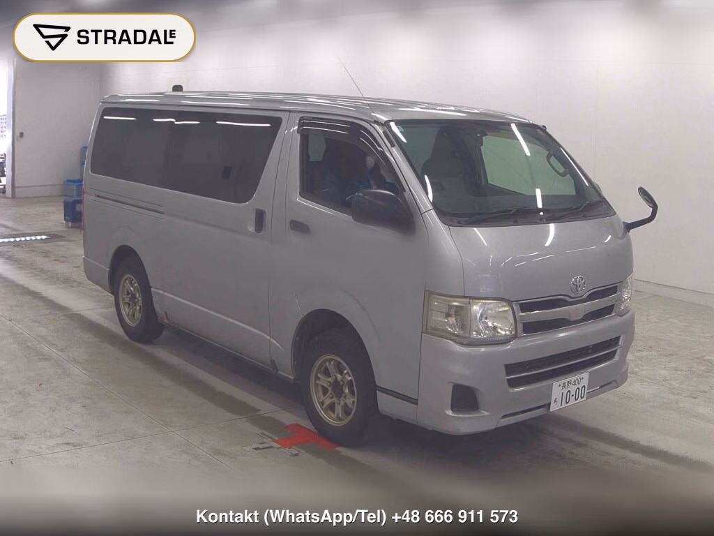 TOYOTA HIACE VAN 5D 4WD DX GL PACKAGE 2012, aukcja z Japonii, zdjęcie 1