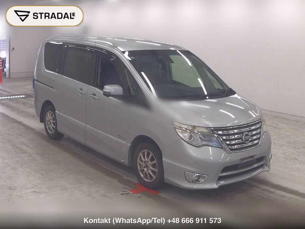 NISSAN SERENA 5D HIGHWAY STAR S-HYBRID 2015, aukcja z Japonii, zdjęcie 1