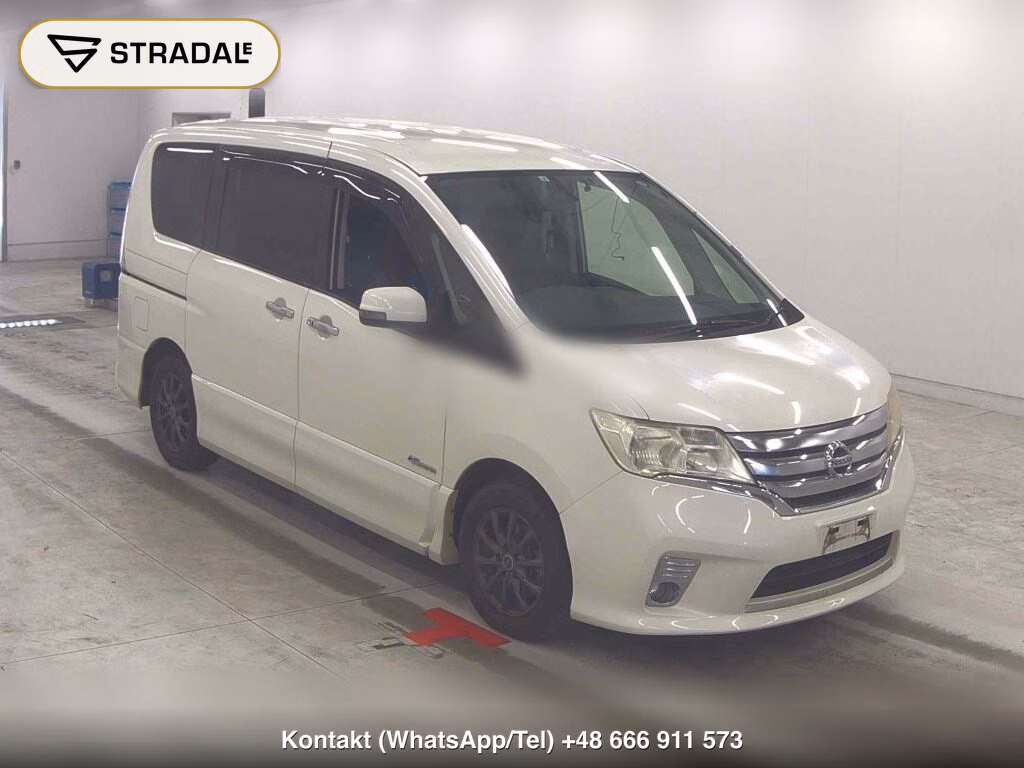 NISSAN SERENA 5D HIGHWAY STAR S-HYBRID V SELECTION 2013, aukcja z Japonii, zdjęcie 1