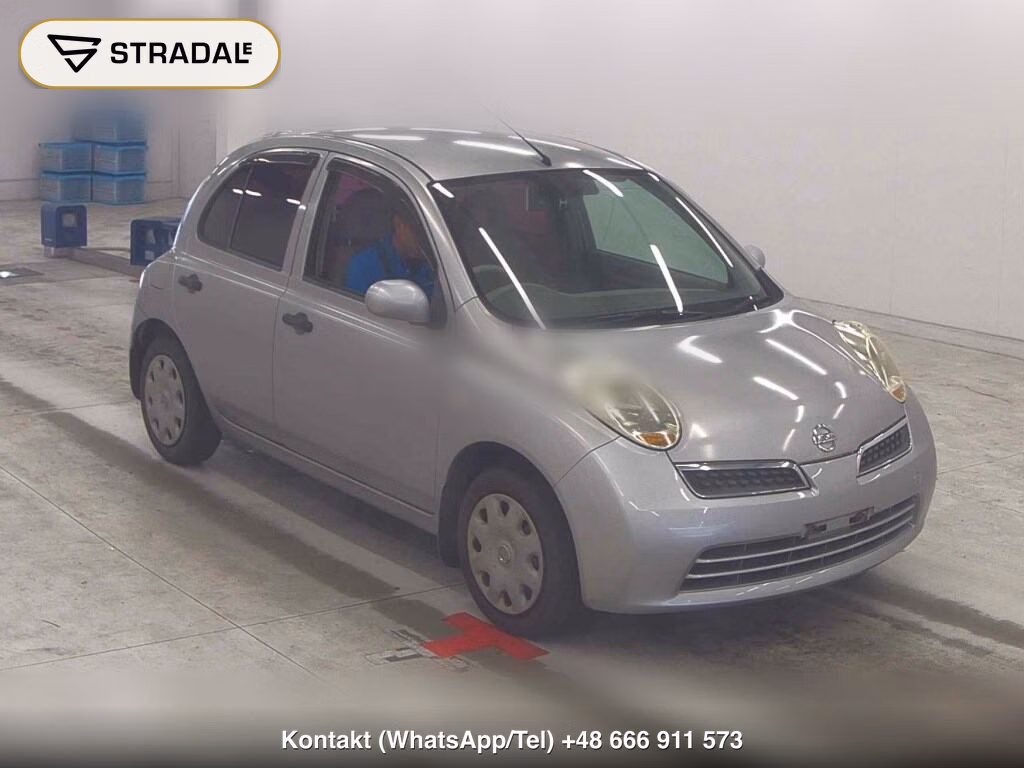 NISSAN MARCH 5D 2008, aukcja z Japonii, zdjęcie 1