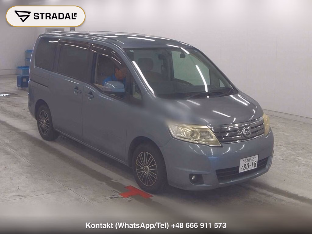 NISSAN SERENA 5D 20G HDD NAVI EDITION 2009, aukcja z Japonii, zdjęcie 1